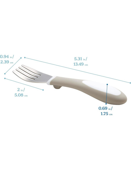 Tenedores para Niños ECR4Kids Mi Primer Compañero 3 Piezas