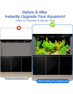 Fondo de Acuario Adherente Estático 45x90 cm - Ultra HD ADQSC 2