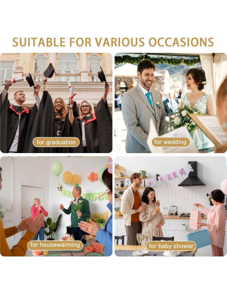 Tarjetas de Felicitación HiABNRT 50 Unidades con Sobres y Stickers