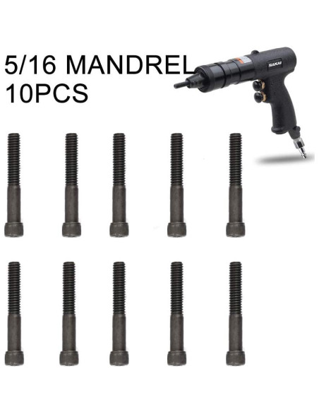 Mandril de Reemplazo 5/16 KIARUO - 10 Piezas Neumático