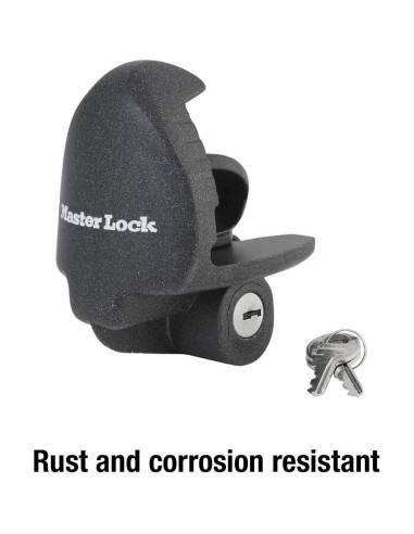 Cerradura de enganche de remolque Master Lock 379ATPY negra