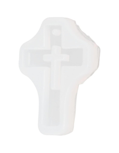 10 Moldes de Silicona Cruz Pssopp para Joyería y Manualidades