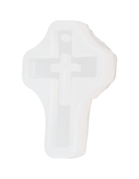 10 Moldes de Silicona Cruz Pssopp para Joyería y Manualidades