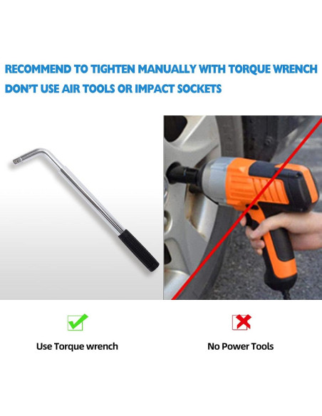 Tuercas de Rueda Acorn ChnewAuto 1/2x20 23 Piezas 35mm