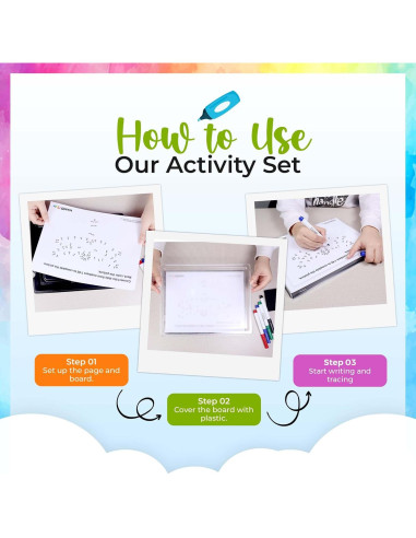 Kit de Trazado de Rompecabezas HandMoto - Actividades Preescolar