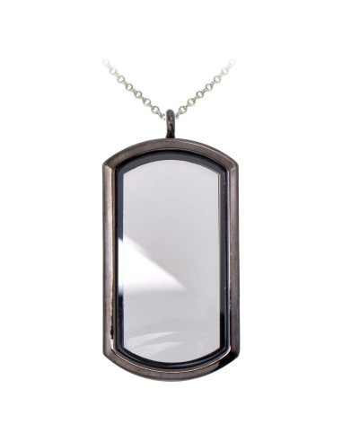 Collar Locket Rectangular Magnético JAYP con Cadena 43 cm