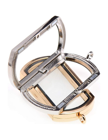 Collar Locket Rectangular Magnético JAYP con Cadena 43 cm