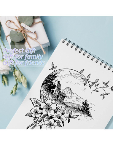 Bolígrafo de Pintura AKARUED 0.7mm Negro - Paquete de 8