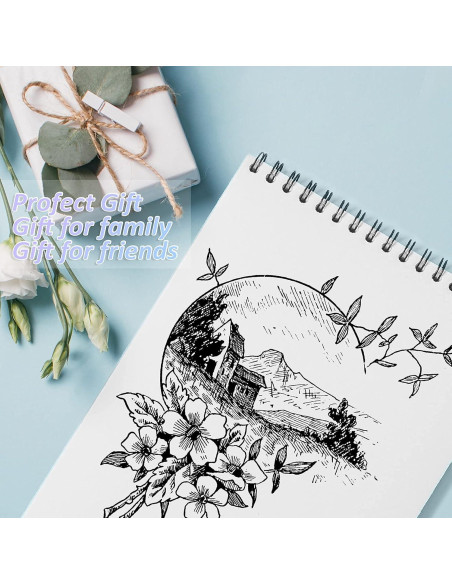 Bolígrafo de Pintura AKARUED 0.7mm Negro - Paquete de 8