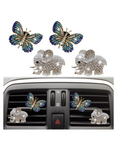Clip de Perfume para Coche Galyacht Mariposa Brillante 4 Pcs