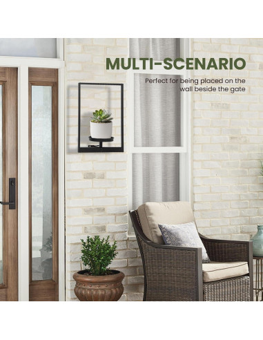 Soporte de Planta de Pared Storenization - Juego de 2 Metal 15.7cm