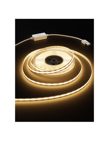 Tira LED COB MIWISE 2m 2700K USB Dimerizable Táctil