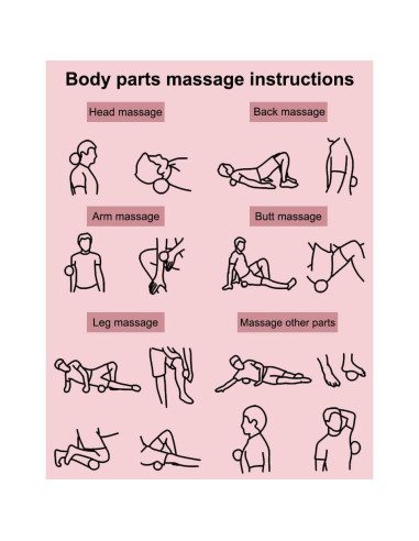 Bola de Masaje AKOAK 8.5cm PVC Verde Neón para Relajación