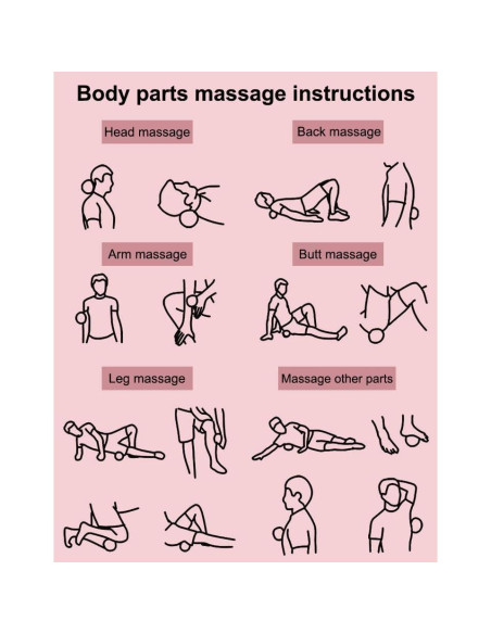 Bola de Masaje AKOAK 8.5cm PVC Verde Neón para Relajación