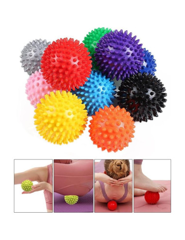 Bola de Masaje AKOAK 8.5cm PVC Verde Neón para Relajación