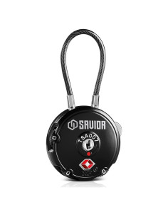 Cerradura de Combinación TSA Savior Equipment Cable 1 Pack