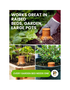 Olla de Riego de Terracota Gardenbro 14 oz para Plantas 2