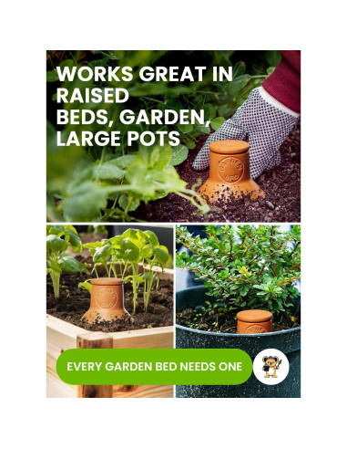 Olla de Riego de Terracota Gardenbro 14 oz para Plantas