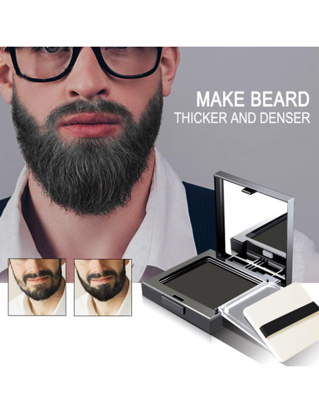 Polvo Sombra para Cabello eAmaze 12g Negro - Retoque Raíces Canosas