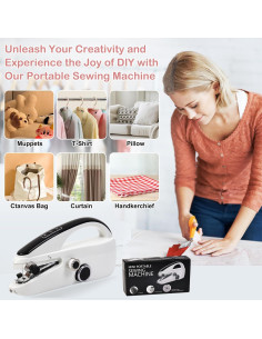 Máquina de Coser Portátil CRYSNATM Kit de Costura A 2