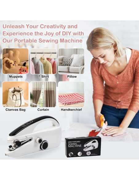Máquina de Coser Portátil CRYSNATM Kit de Costura A