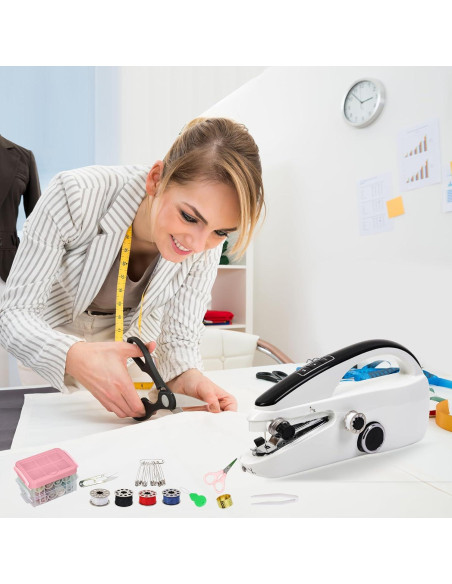 Máquina de Coser Portátil CRYSNATM Kit de Costura A