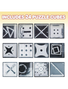 Set de 24 Mini Cubos Rompecabezas 3D ArtCreativity - Juguete Antiestrés 2