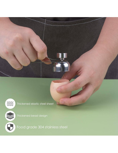 Cortador de Huevos SHIDOW de Acero Inoxidable Manual 10.5cm