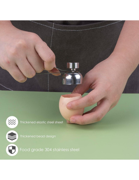 Cortador de Huevos SHIDOW de Acero Inoxidable Manual 10.5cm