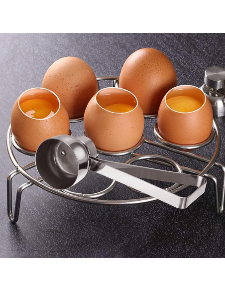 Cortador de Huevos SHIDOW de Acero Inoxidable Manual 10.5cm