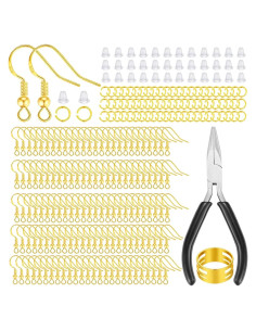 Ganchos de Aretes de Oro MAIBAOTA 602 Pcs Hipoalergénicos