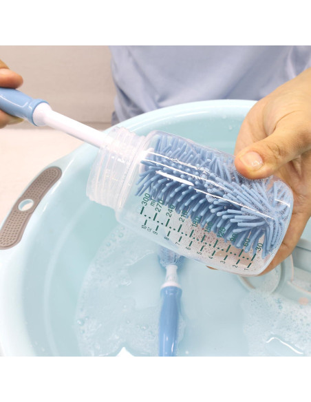 Set de Cepillos de Silicona Auerllcy para Botellas 3 Piezas