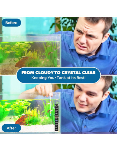 Kit de Prueba SunGrow para Acuario - 100 Tiras y Termómetro