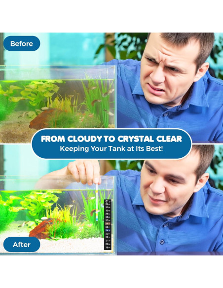 Kit de Prueba SunGrow para Acuario - 100 Tiras y Termómetro Kit de Prueba SunGrow para Acuario - 100 Tiras y Termómetro