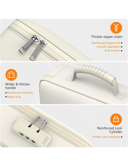 Caja de Documentos a Prueba de Fuego Grothery Beige 5200F