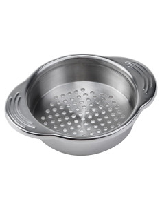 Colador de Acero Inoxidable Antrader 11.68 cm Drenaje Rápido