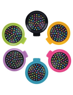 Juego de 6 Cepillos de Pelo Plegables con Espejo - Casa de Linternas 2