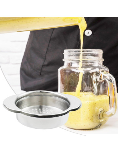 Colador de Acero Inoxidable Antrader 11.68 cm Drenaje Rápido