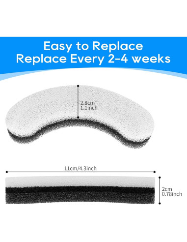 Filtros de Agua para Gatos MyfatBOSS WF050 WF100 - 8 Piezas