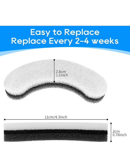 Filtros de Agua para Gatos MyfatBOSS WF050 WF100 - 8 Piezas