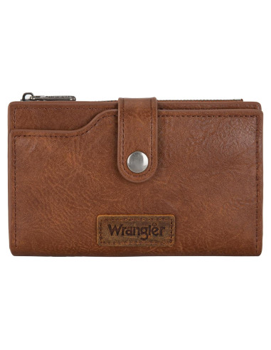 Billetera Bifold Slim Wrangler para Mujeres - Cuero Vegano