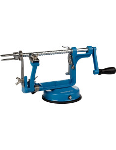 Pelador y Descorazonador de Manzanas CucinaPro - Hierro Fundido Azul 2