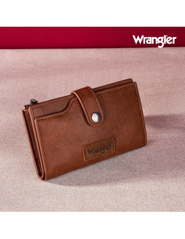 Billetera Bifold Slim Wrangler para Mujeres - Cuero Vegano
