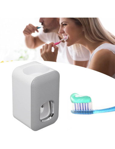 Dispensador Automático de Pasta de Dientes Hilitand Gris