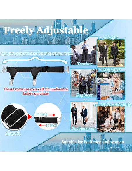 Suspensores de Medias Stay Gent para Hombres - Ajustables y Antideslizantes Suspensores de Medias Stay Gent para Hombres - Ajustables y Antideslizantes