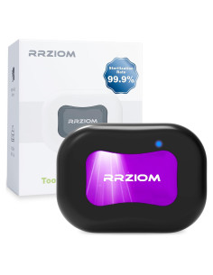 Estuche desinfectante para cepillos de dientes recargable Negro