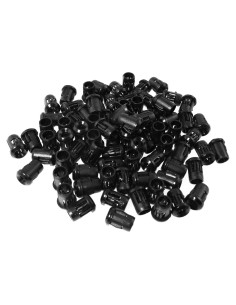 Soporte de Diodo Emisor de Luz 3mm SQXBK 100PCS Plástico Negro