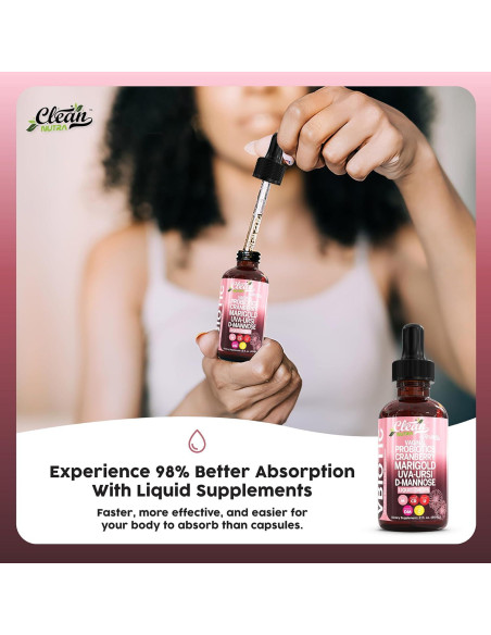 Probiotico Vaginal Clean Nutraceuticals 1300mg Gotas Líquidas
