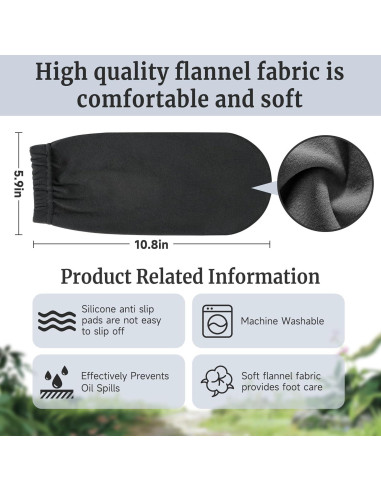 Calcetines de Aceite de Ricino Pedobi para Pies - Negros