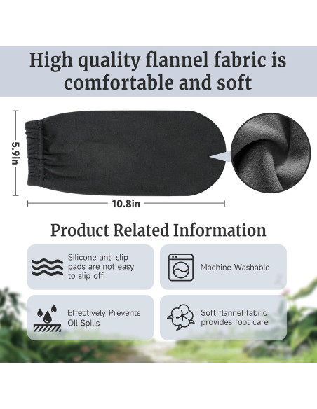 Calcetines de Aceite de Ricino Pedobi para Pies - Negros